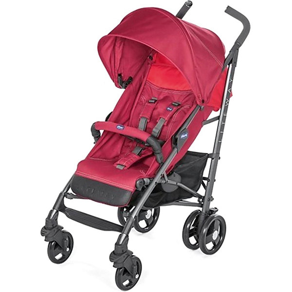 Купить коляска-трость chicco "lite way 3 top" red berry, с бампером ( id 8449961 )
