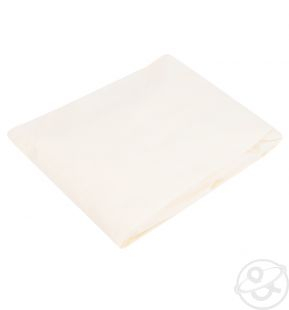Купить простыня на резинке зайка моя сатин 75 х 125 см, цвет: молочный ( id 8464501 )