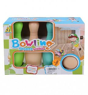 Купить игровой набор наша игрушка для боулинга (2 кегли) ( id 10403699 )