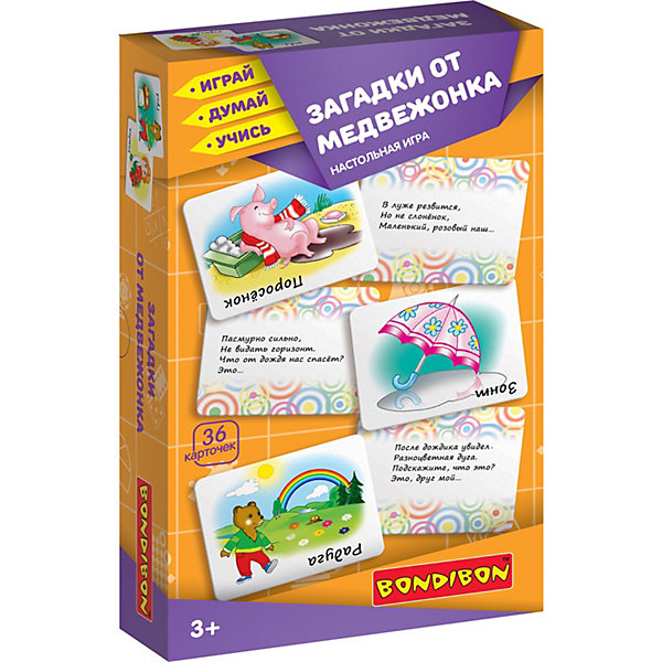 Купить настольная игра bondibon "загадки от медвежонка" ( id 16608273 )