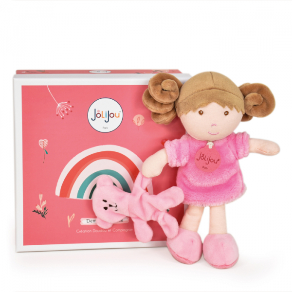 Купить doudou et compagnie моя первая кукла miss rose jj6006