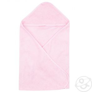 Купить полотенце с уголком leader kids 79х100 см, цвет: розовый ( id 12712480 )