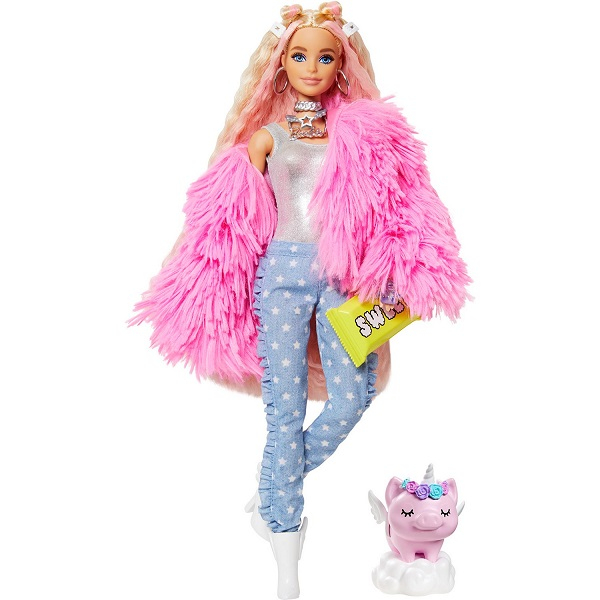 Купить mattel barbie grn28 барби кукла в розовой куртке