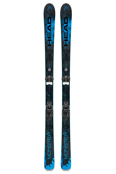 Купить горные лыжи head monster 83 ti black/neon blue синий ( id 1197057 )