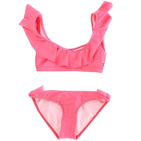 Купить купальник детский billabong sol sear. ruffle set coral shine розовый ( id 1178315 )