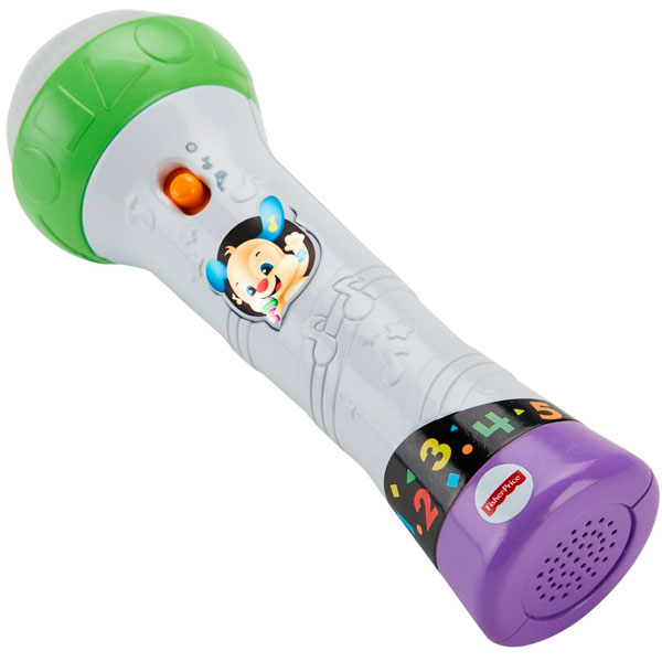 Купить mattel fisher-price ftf66 фишер прайс микрофон ученого щенка