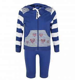 Купить спортивный костюм кофта/брюки pelican 103410, цвет: голубой ( id 1352930 )