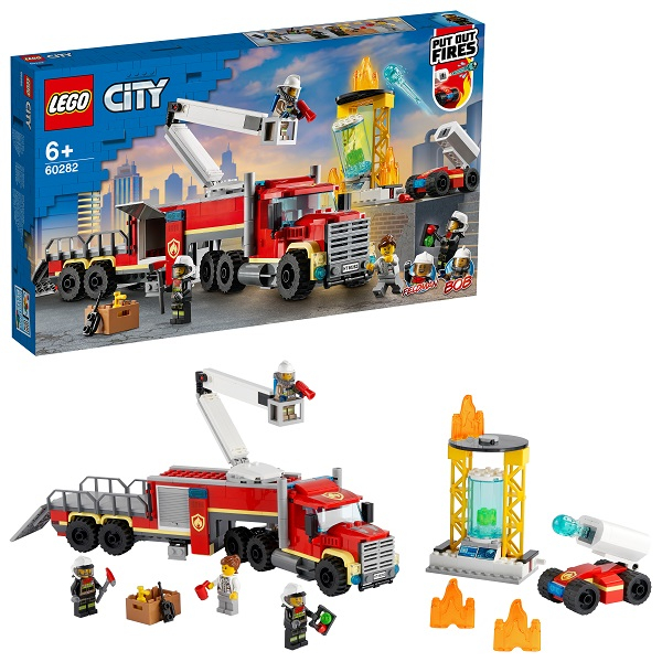 Купить lego city 60282 конструктор лего город команда пожарных