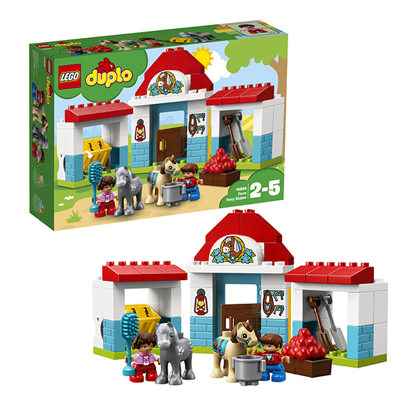 Купить lego duplo 10868 конструктор лего дупло конюшня на ферме