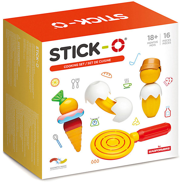 Купить магнитный конструктор stick-o cooking set, 902001 ( id 15108124 )