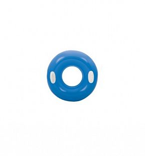 Купить надувной круг intex глянцевый с ручками голубой, 76 см ( id 5620861 )