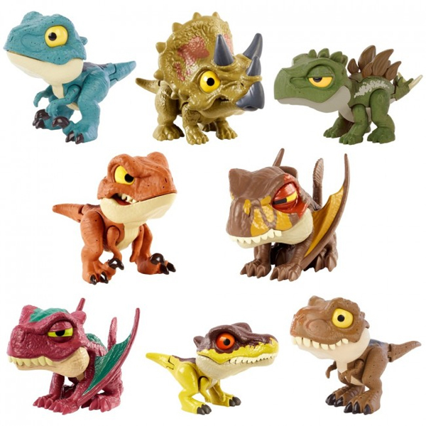 Купить mattel jurassic world gxw58 сбежавшие динозаврики snap