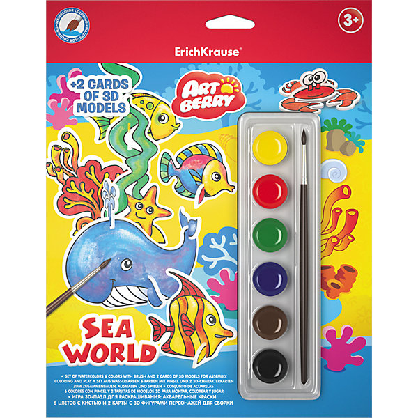 Купить игровой 3d пазл для раскрашивания artberry sea world ( id 11174007 )