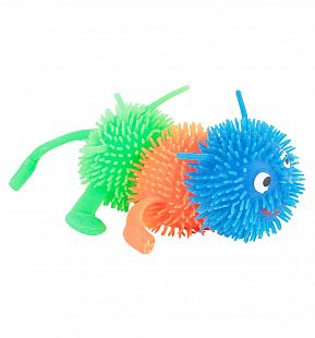 Купить антистресс игрушка игруша гусеница сине-оранжево-зеленая ( id 7738351 )