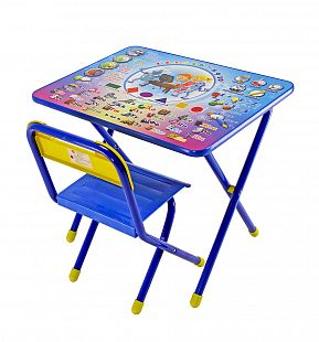 Купить набор детской мебели дэми электроник, цвет: синий ( id 240233 )