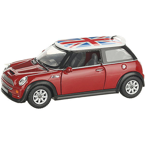 Купить коллекционная машинка serinity toys mini cooper s с флагом, красная ( id 13233209 )