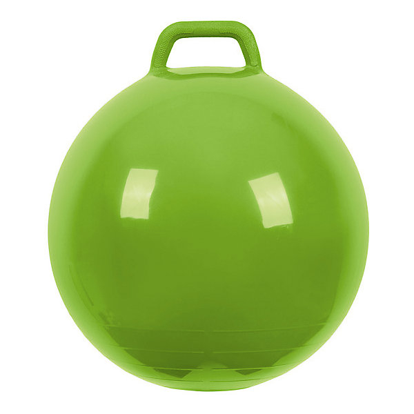 Купить мяч прыгун с ручкой, 50 см, зеленый, "малышок" ( id 6767723 )