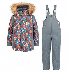 Купить комплект куртка/полукомбинезон arctic kids, цвет: серый ( id 6455335 )