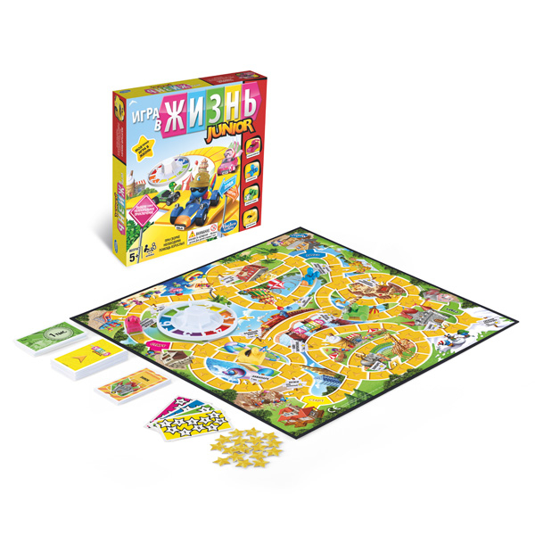 Купить hasbro other games b0654 настольная игра моя первая игра - игра в жизнь