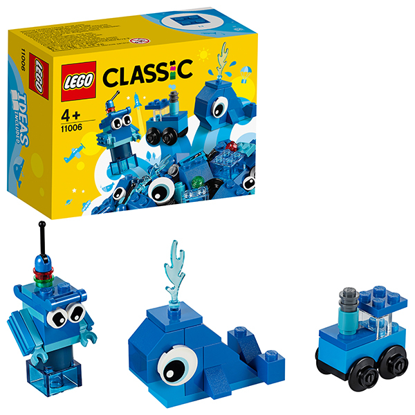 Купить lego classic 11006 конструктор лего классик синий набор для конструирования