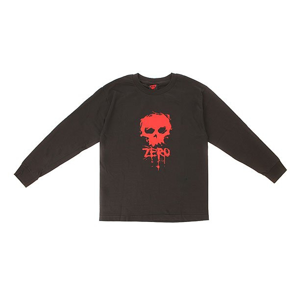 Купить лонгслив детский zero skull black черный ( id 1150235 )
