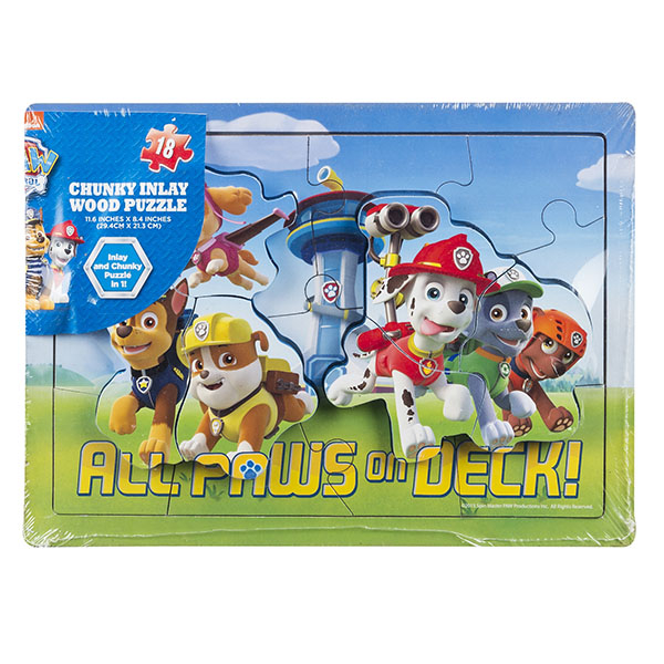 Купить paw patrol 6033069 деревянный пазл щенячий патруль