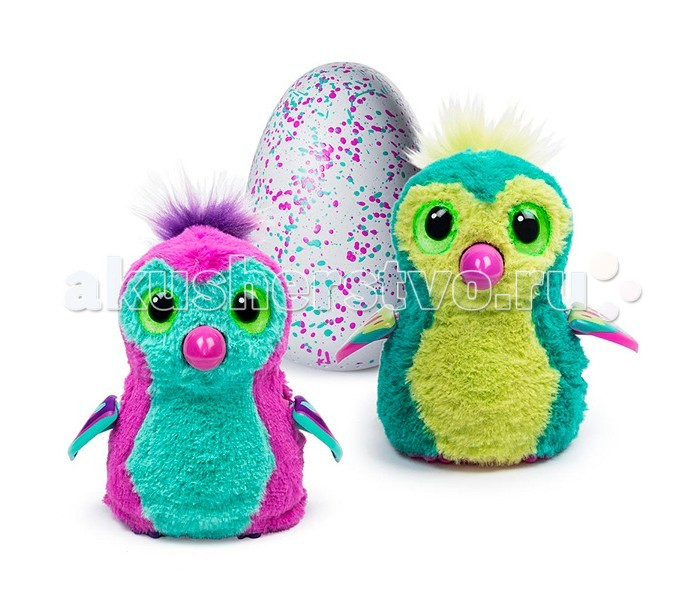 Купить интерактивная игрушка hatchimals пингвинчик вылупляющийся из яйца 19100-pen