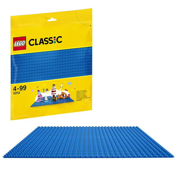 Купить lego classic 10714 конструктор лего классик синяя базовая пластина