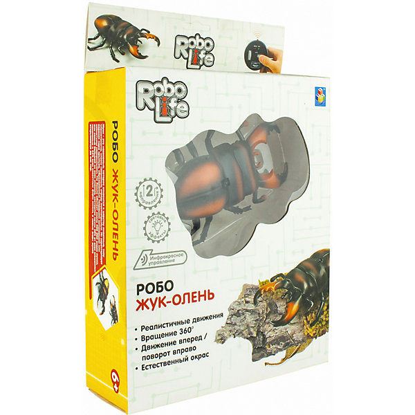 Купить робот 1toy "робо-жук-олень", световые эффекты ( id 12999866 )