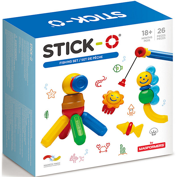 Купить магнитный конструктор stick-o fishing set, 902006 ( id 15108134 )