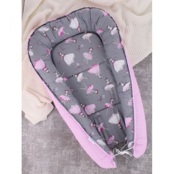 Купить body pillow гнездышко-кокон для новорожденных балет 