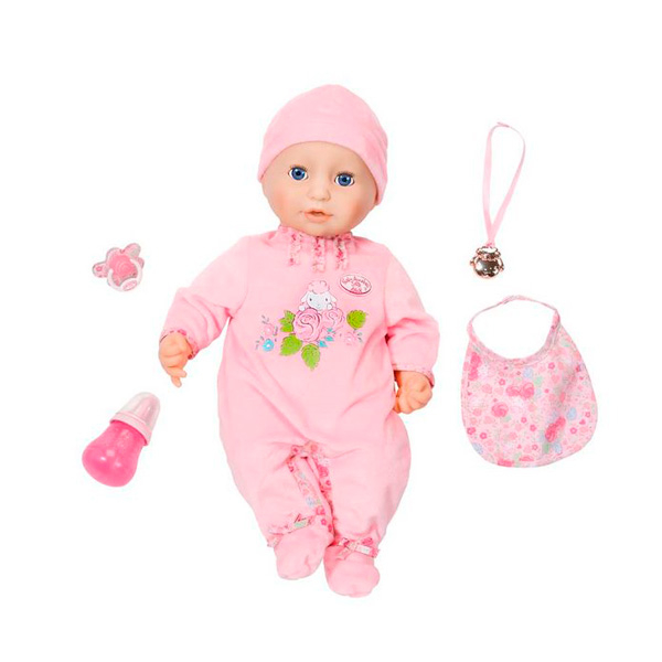 Купить zapf creation baby annabell 794-821 бэби аннабель кукла многофункциональная, 43 см