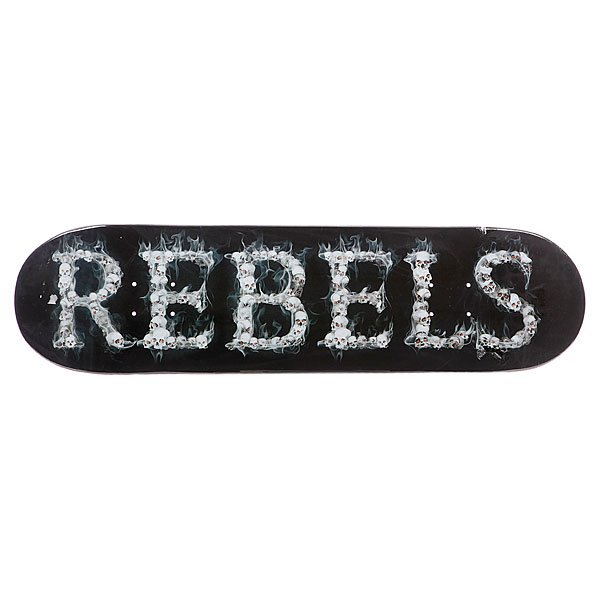 Купить дека для скейтборда для скейтборда rebels logo skulls 32 x 8.25 (21 см) черный ( id 1082139 )