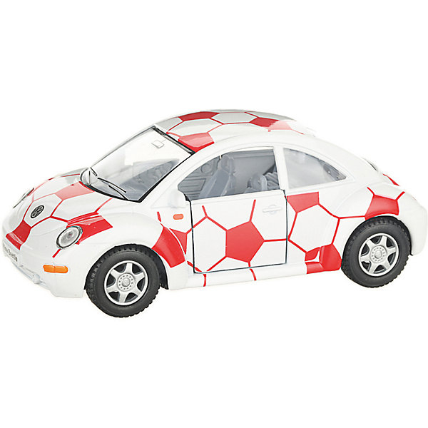 Купить коллекционная машинка serinity toys volkswagen beetle new футбольный, белая с красным ( id 13233240 )