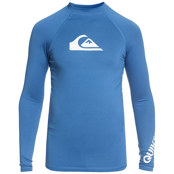 Купить гидрокостюм (верх) детский quiksilver all time electric blue синий ( id 1200516 )