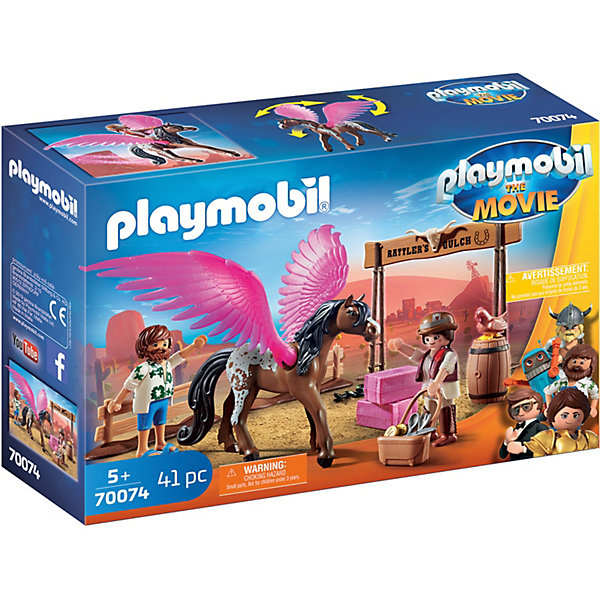 Купить конструктор playmobil "марла и дел с пегасом", 41 элемент ( id 11193396 )