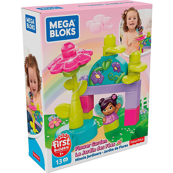 Купить конструктор mega bloks цветочный сад, 13 деталей ( id 14198302 )