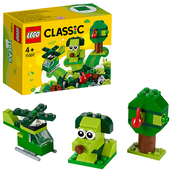 Купить lego classic 11007 конструктор лего классик зеленый набор для конструирования