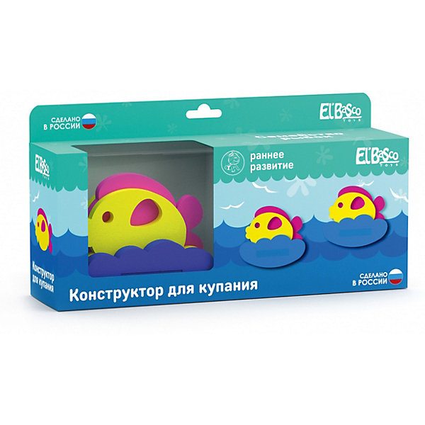 Купить конструктор для купания el`basco toys "семейство рыбок", 18 деталей ( id 7932385 )