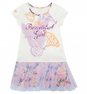 Купить платье lucky child beautiful, цвет: молочный ( id 9458922 )