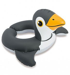 Купить надувной круг intex зверюшки пингвин, 64 х 64 см ( id 8980753 )