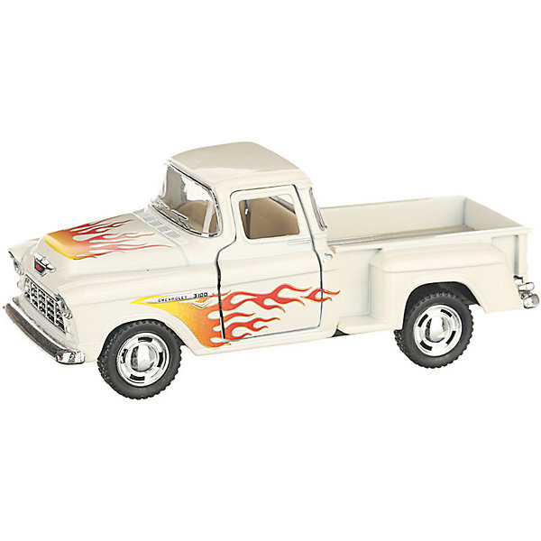 Купить коллекционная машинка serinity toys сhevy stepside пикап, белая ( id 13233366 )