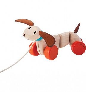Купить каталка plan toys счастливый пес ( id 3788126 )