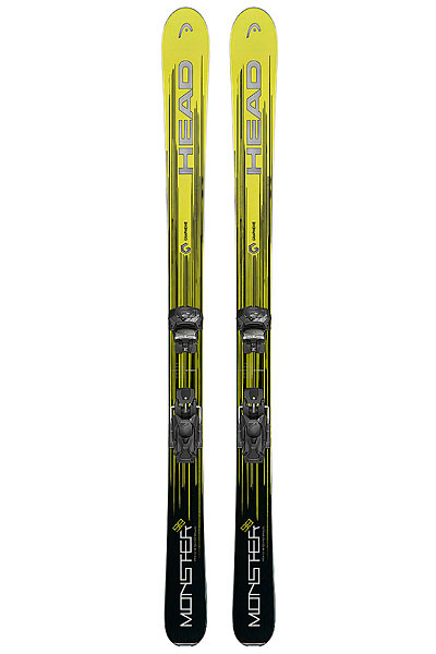 Купить горные лыжи head monster 98ti black/metalic черный,желтый ( id 1196146 )