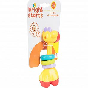 Купить прорезыватель bright starts веселый жираф ( id 2675396 )
