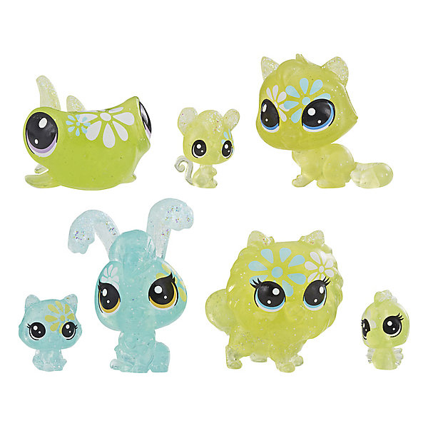 Купить набор фигурок littlest pet shop "цветочные петы" дейзи, 7 шт ( id 11162316 )