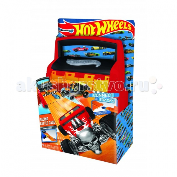 Купить hot wheels портативный кейс-автотрек hwcc4