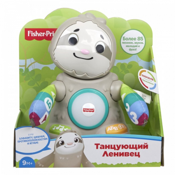 Купить интерактивная игрушка fisher price танцующий ленивец ghy96