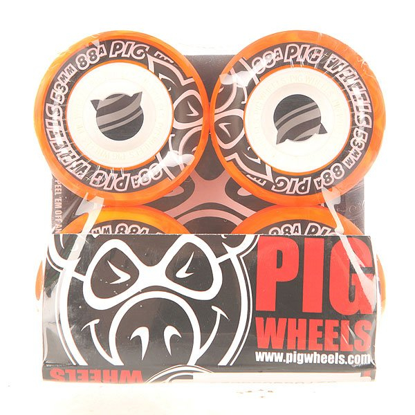 Купить колеса для скейтборда для скейтборда pig street cruisers new orange 88a 53 mm оранжевый ( id 1150842 )