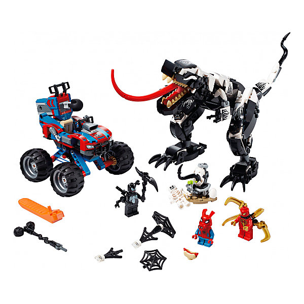 Купить конструктор lego super heroes 76151: человек-паук: засада на веномозавра ( id 16174364 )